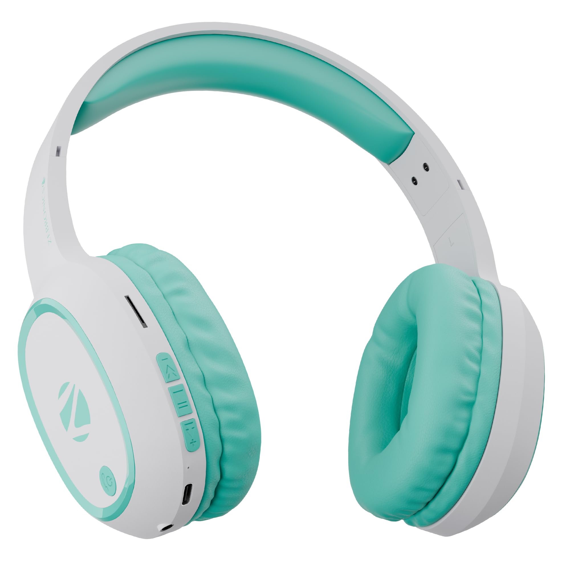 Zebronics Thunder (2026 Upgrade) Wireless Headphones, BT v6.0, True 60 hrs Playback, 40mm Drivers, ENC, Gaming Mode, Dual Pairing, AUX & microSD, Rapid Charging, Call Function (Black)