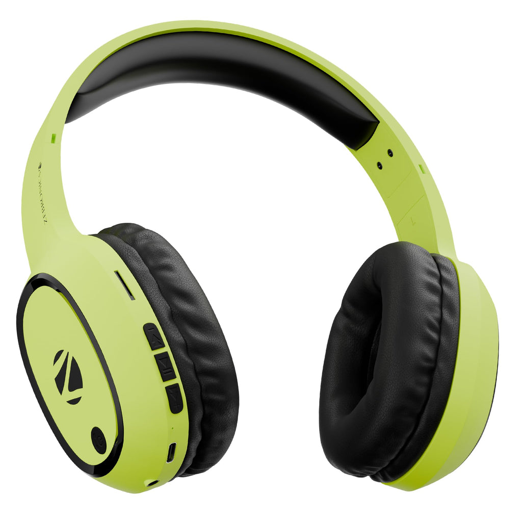 Zebronics Thunder (2026 Upgrade) Wireless Headphones, BT v6.0, True 60 hrs Playback, 40mm Drivers, ENC, Gaming Mode, Dual Pairing, AUX & microSD, Rapid Charging, Call Function (Black)
